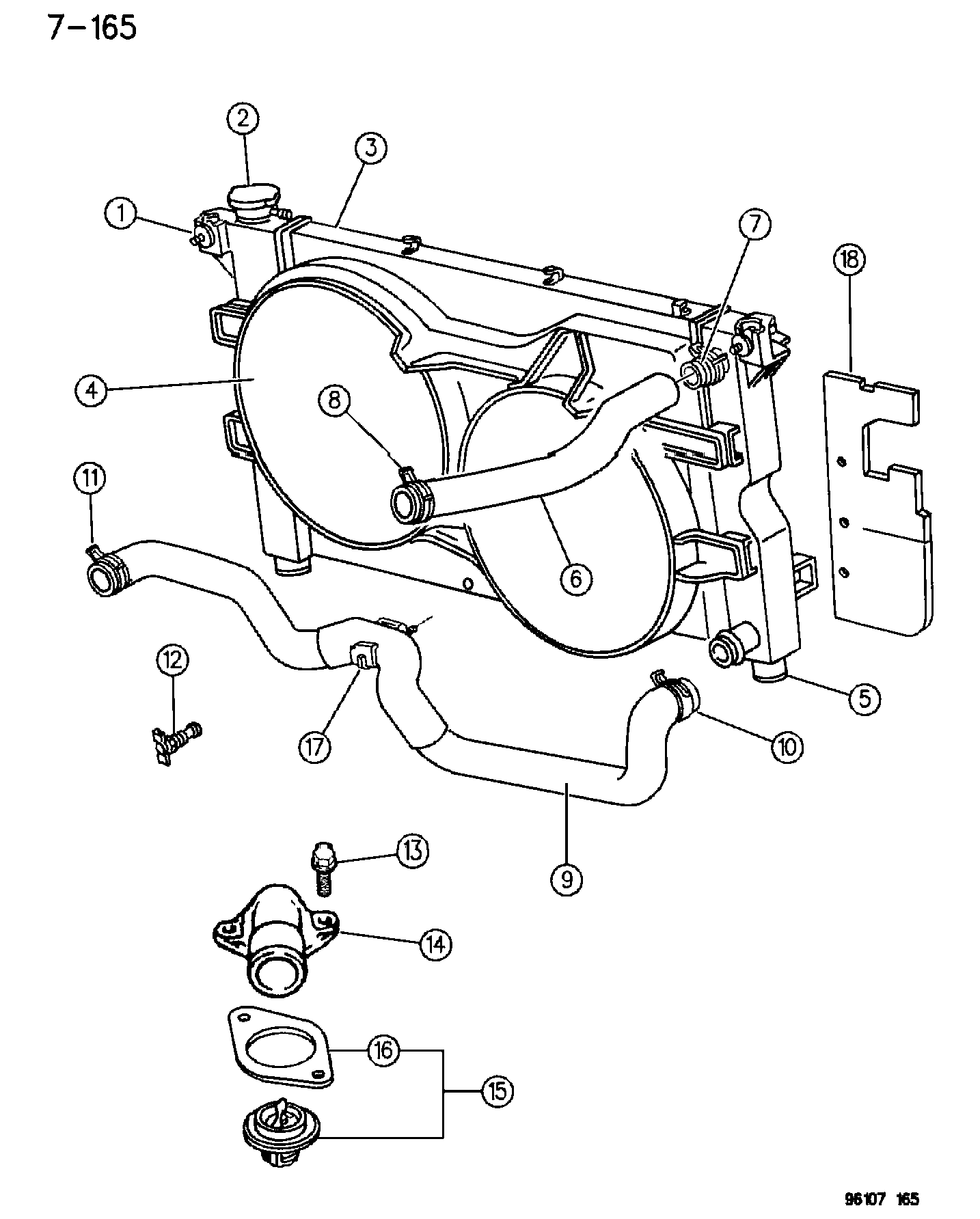 Dodge 468 2588 - Радиатор, охлаждане на двигателя vvparts.bg