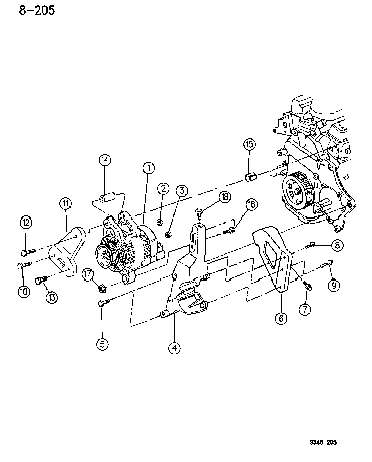 Chrysler 460 9034 - Генератор vvparts.bg