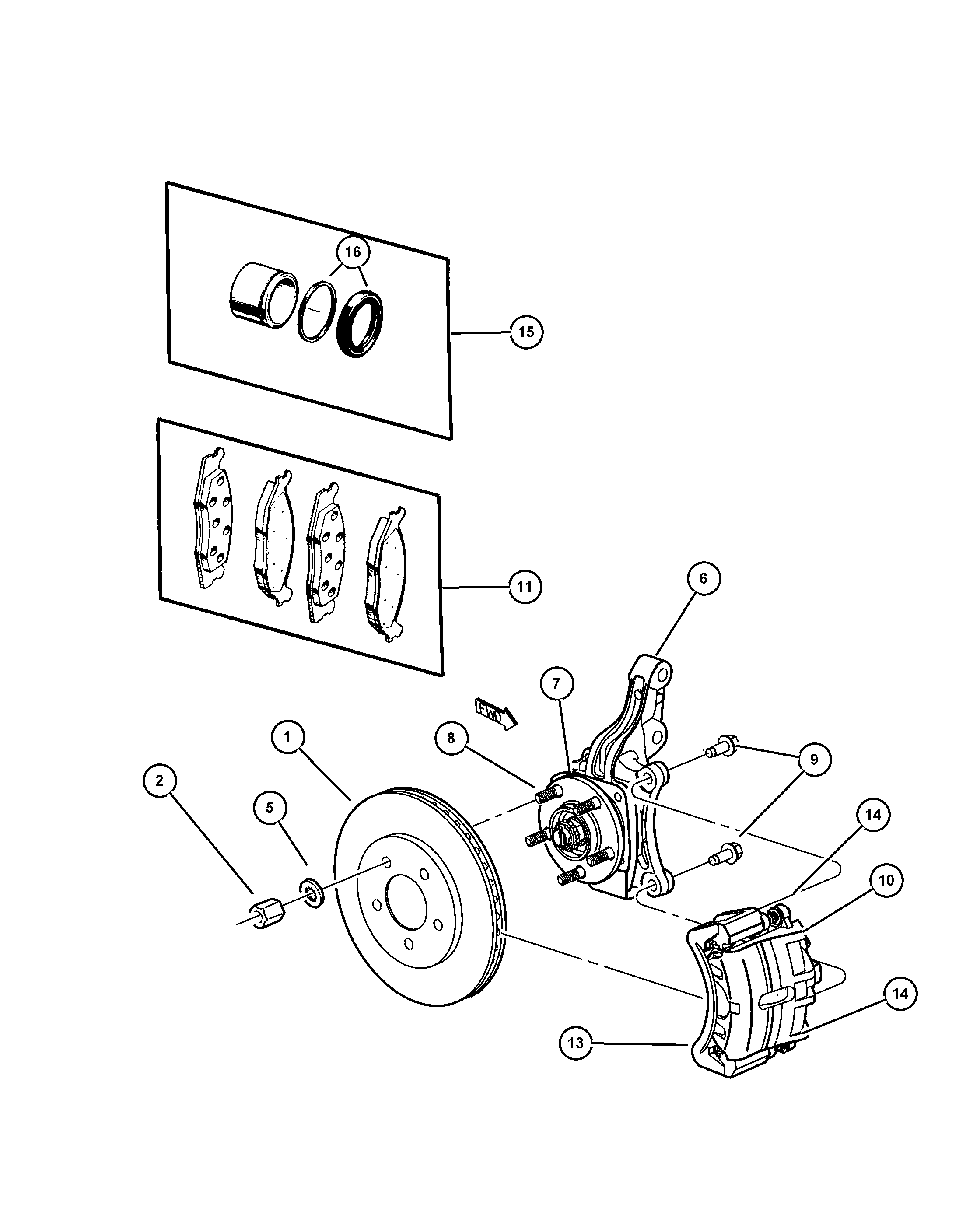 Chrysler 4886 074AA - Маншон, водач на спирачния апарат vvparts.bg