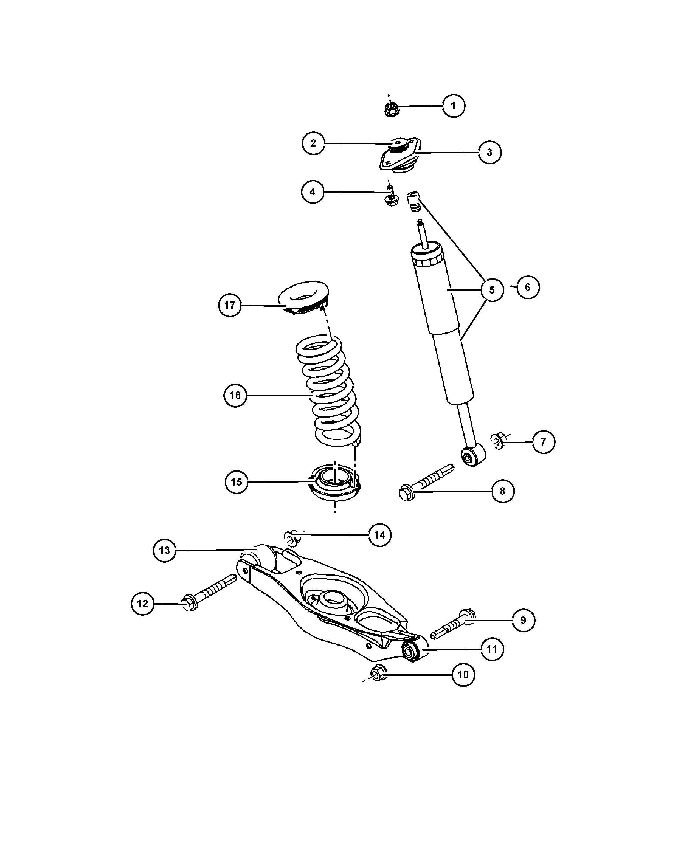 Chrysler 4895 382AA - Лагерна втулка, напречен носач vvparts.bg