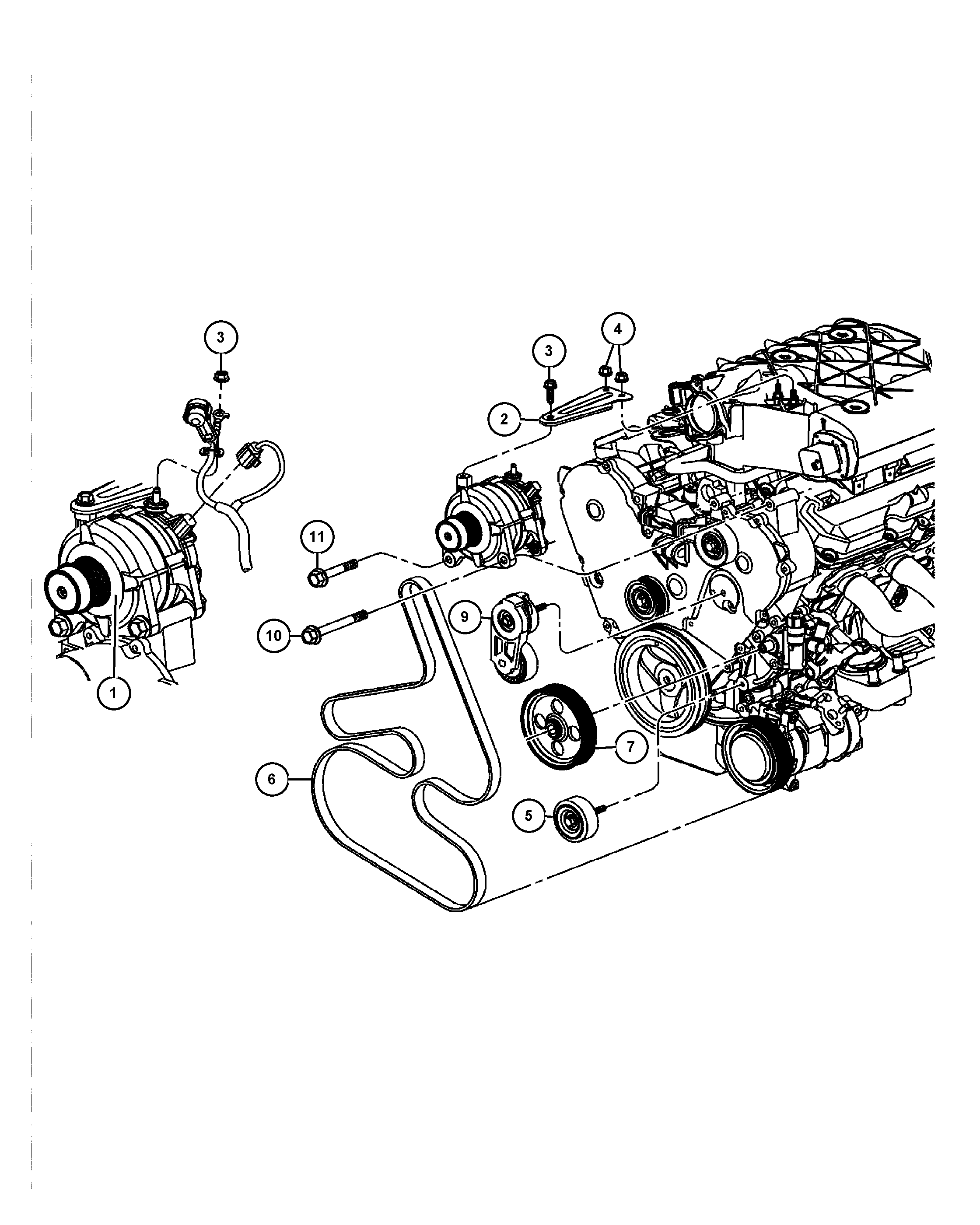 Chrysler 4861 850AA - Пистов ремък vvparts.bg