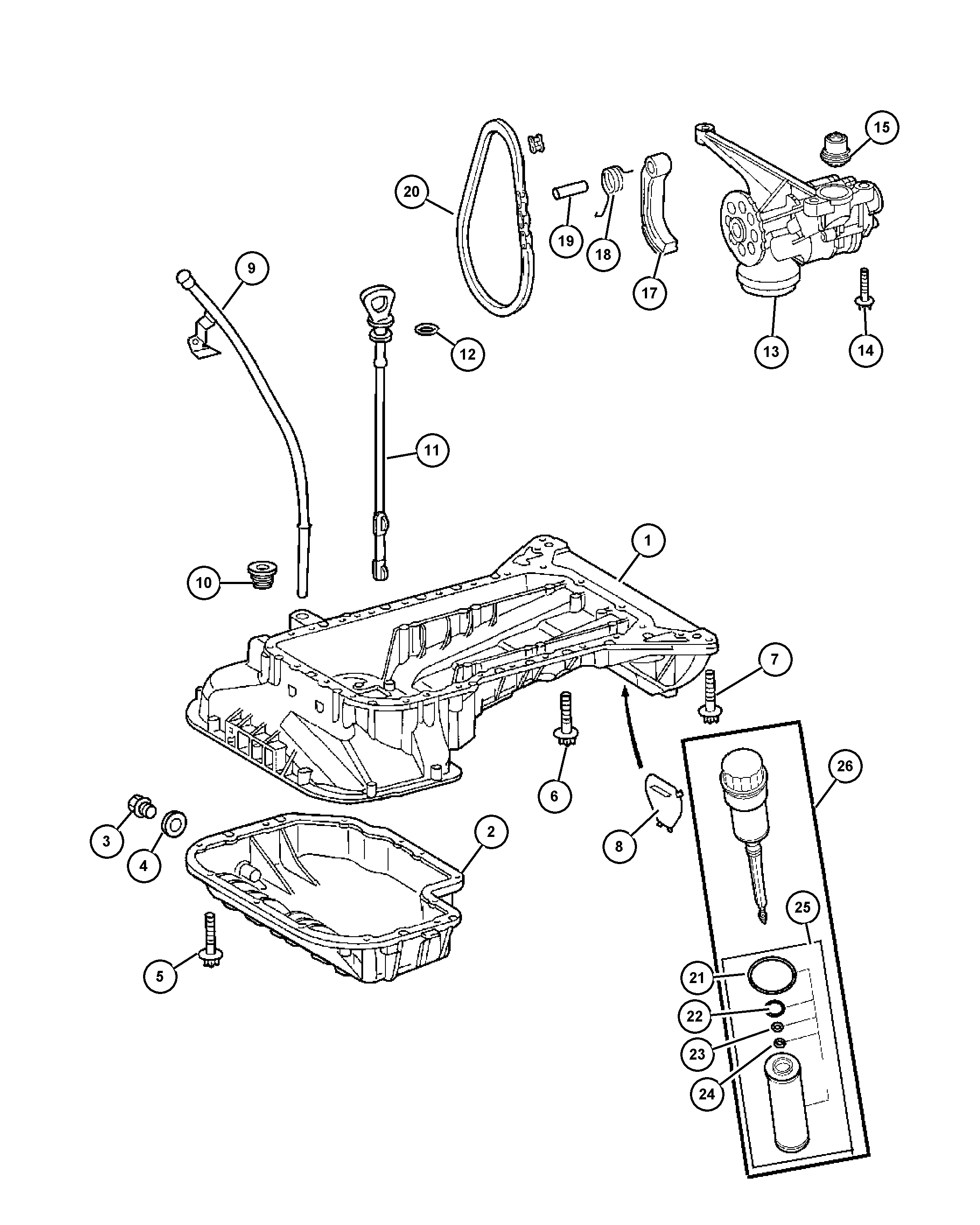 FIAT 5102 905AB - Маслен филтър vvparts.bg