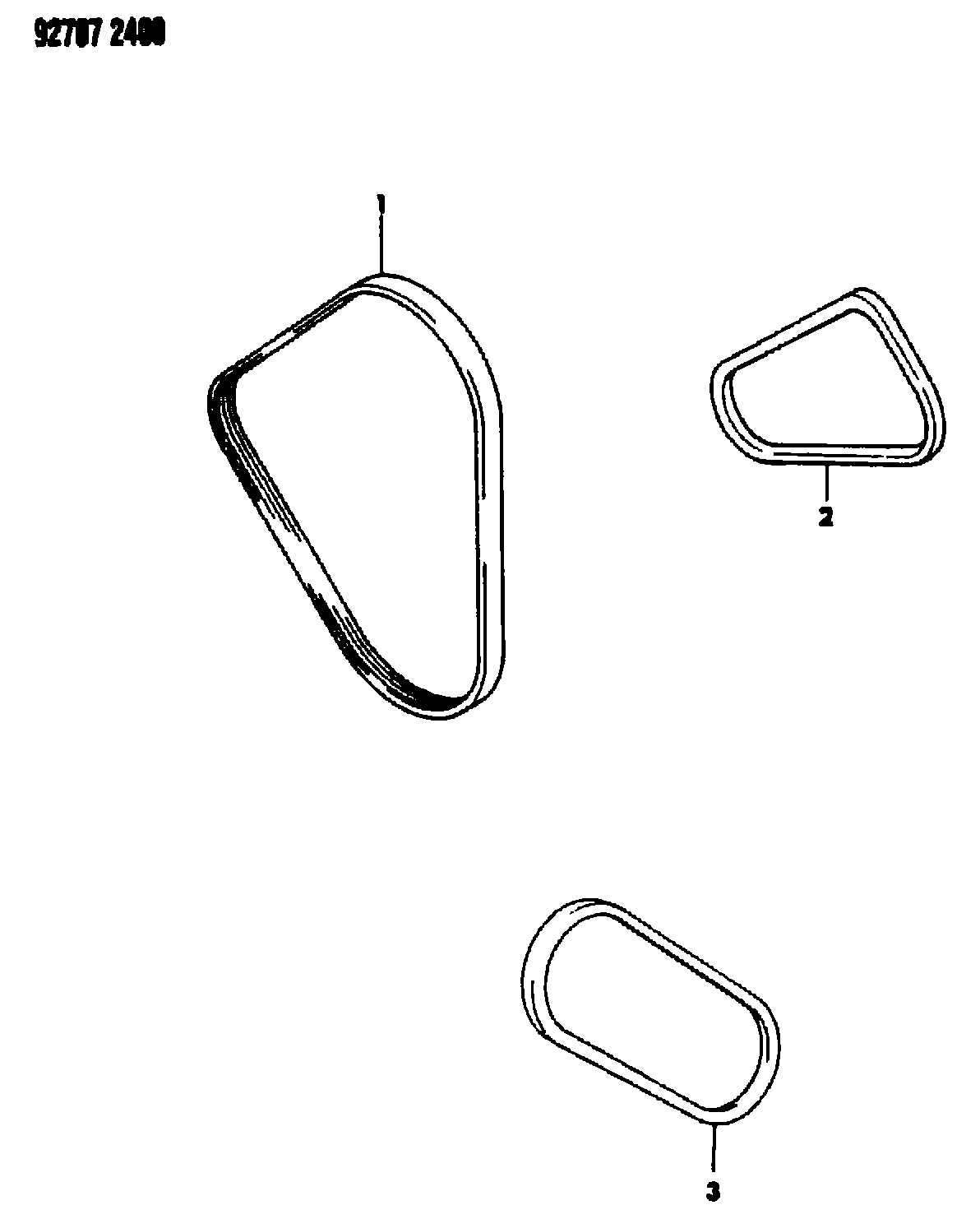 Mitsubishi MD10 6658 - Пистов ремък vvparts.bg