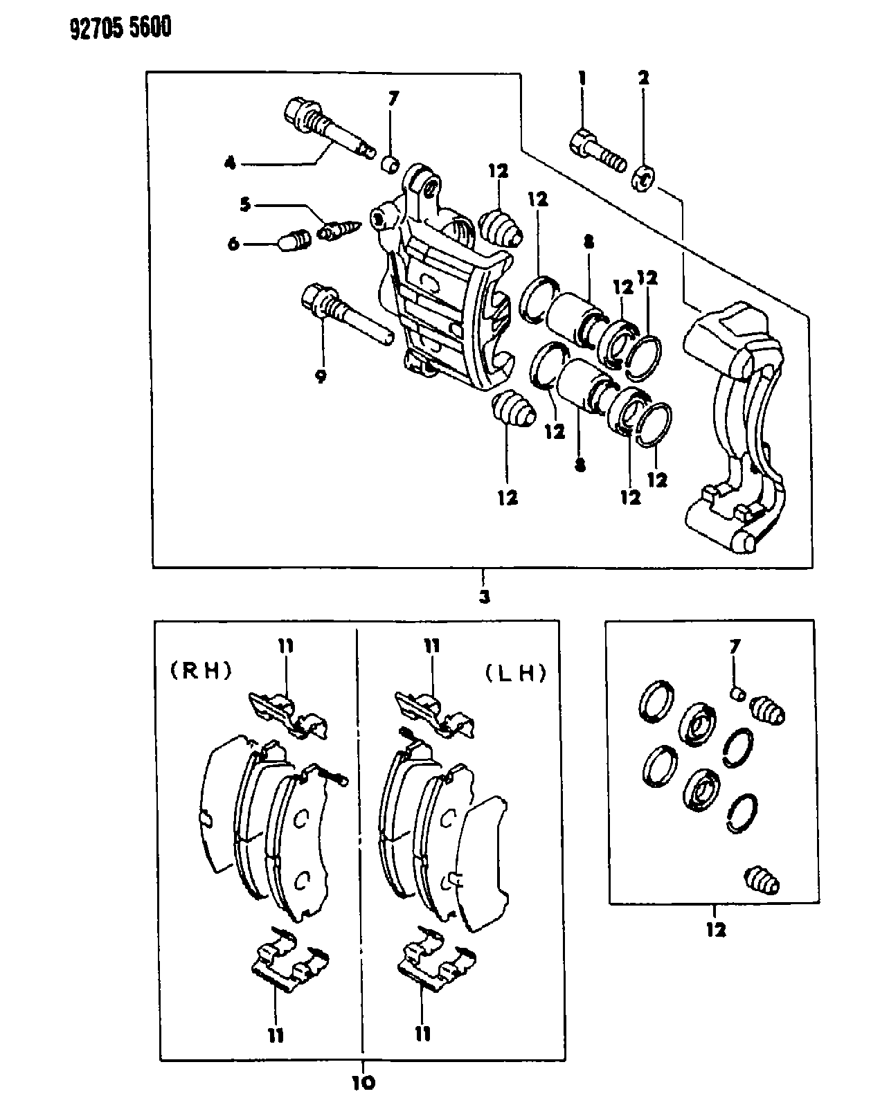 RELIANCE MB85 8584 - PAD KIT, DISC *** vvparts.bg