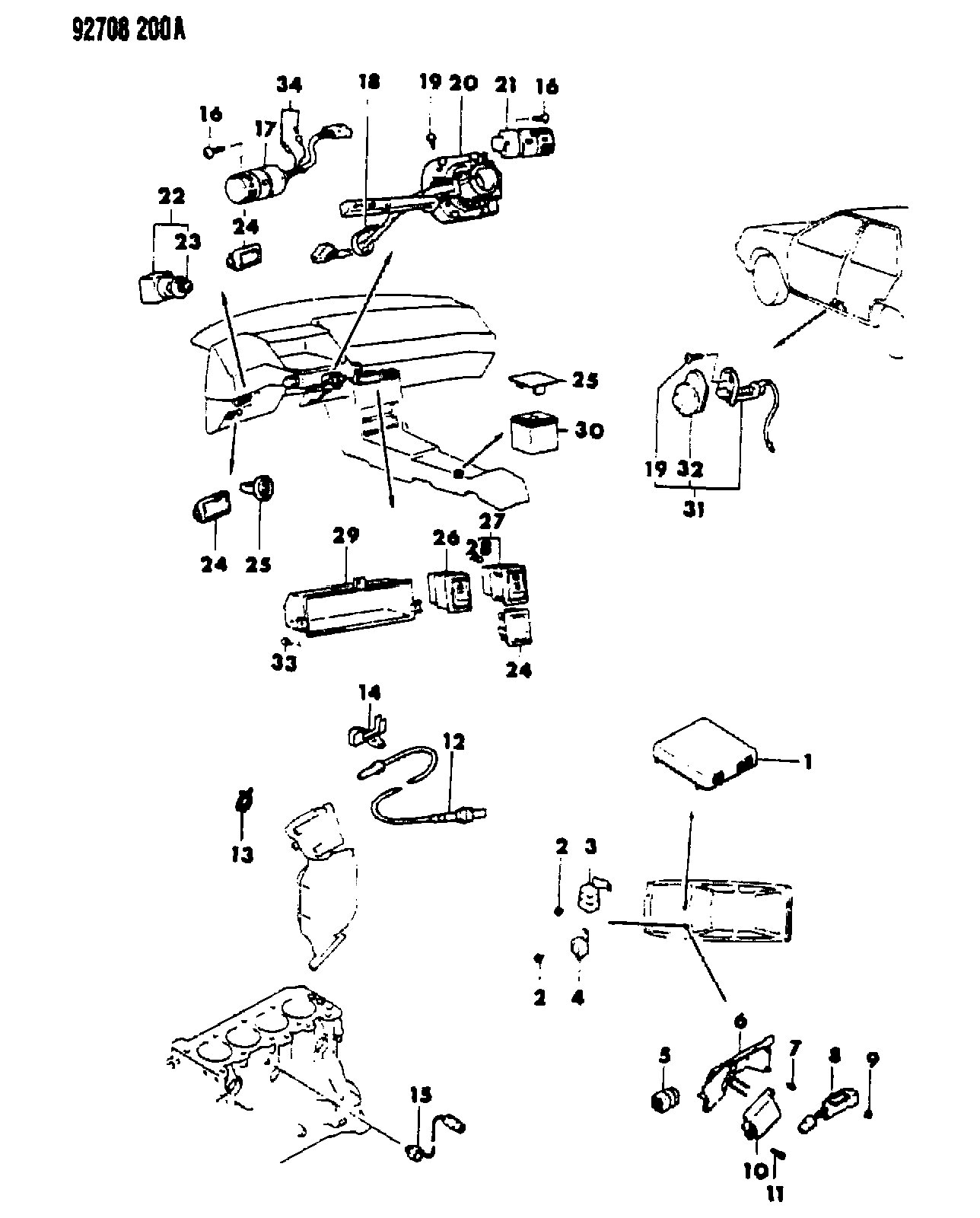 Mitsubishi MD14 8738 - Ламбда-сонда vvparts.bg