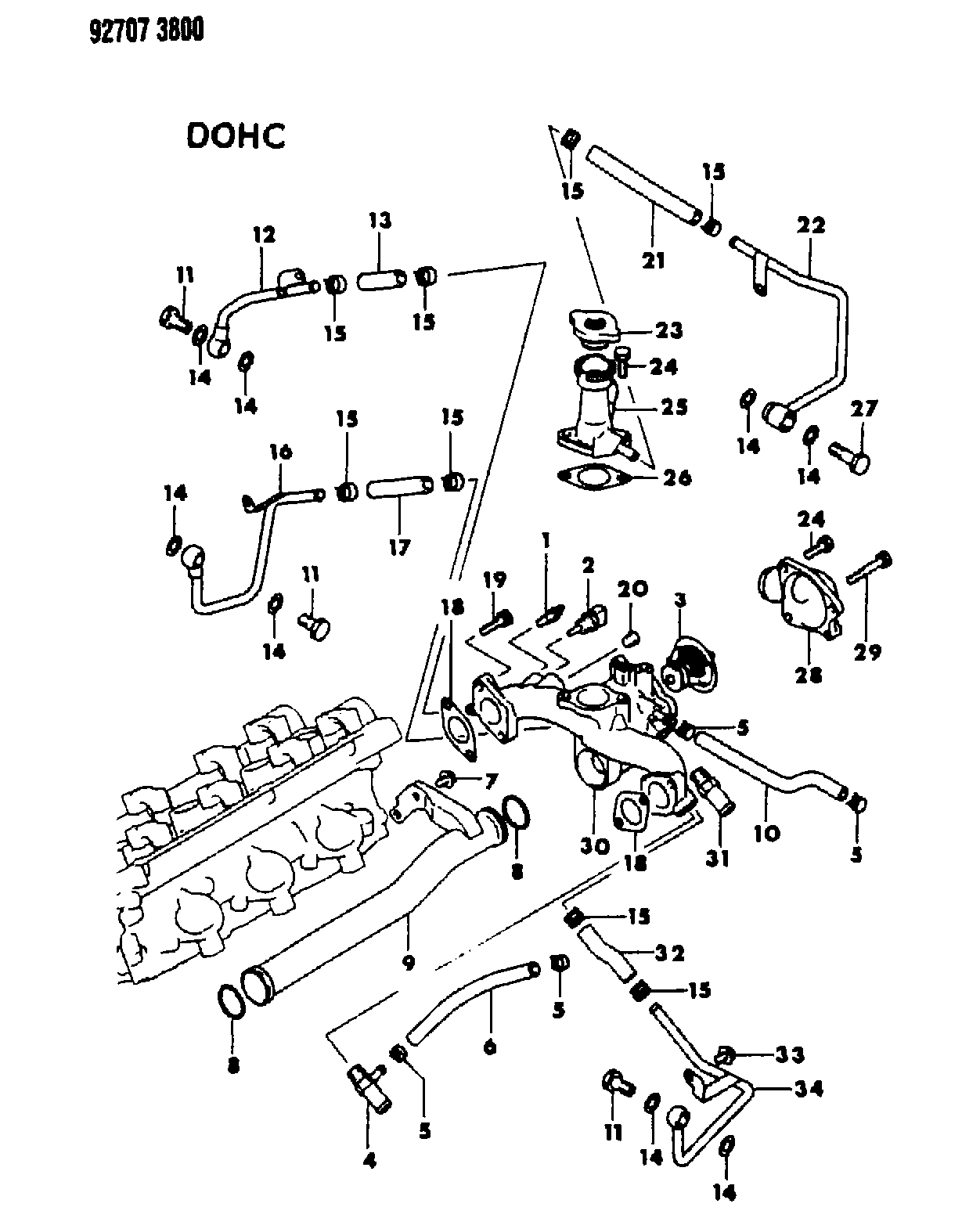 Mitsubishi MB66 0701 - Капачка, гърловина за наливане на масло vvparts.bg