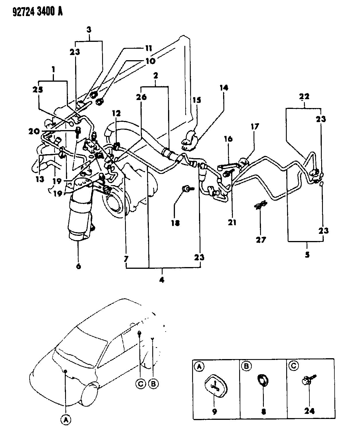 Volvo MB89 9497 - RECIEVER ASSEMBLY *** vvparts.bg