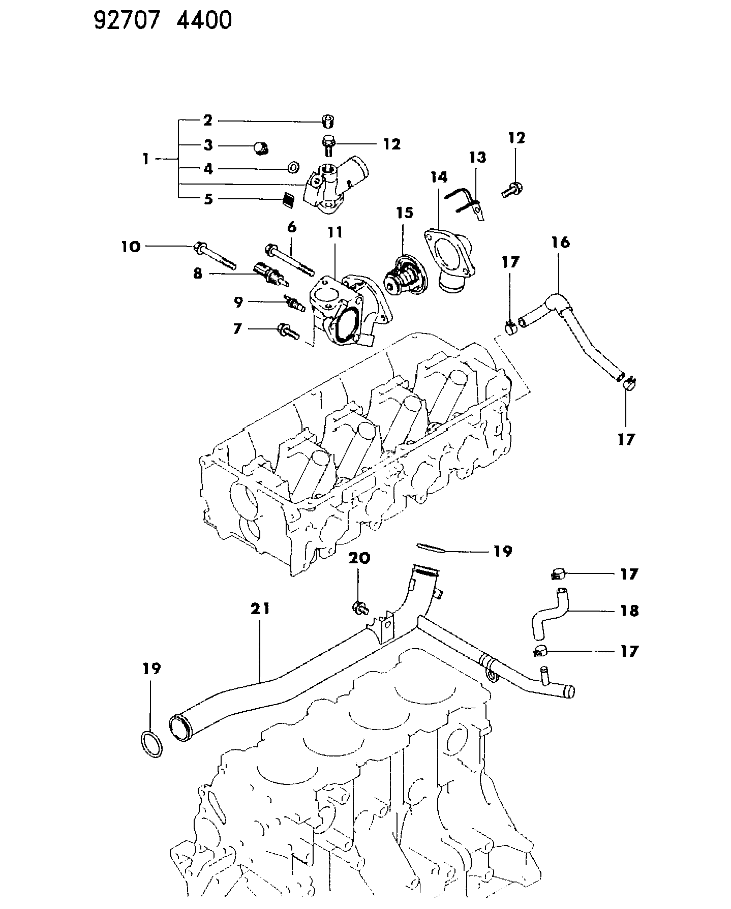 Chrysler MD18 2467 - Датчик, температура на охладителната течност vvparts.bg