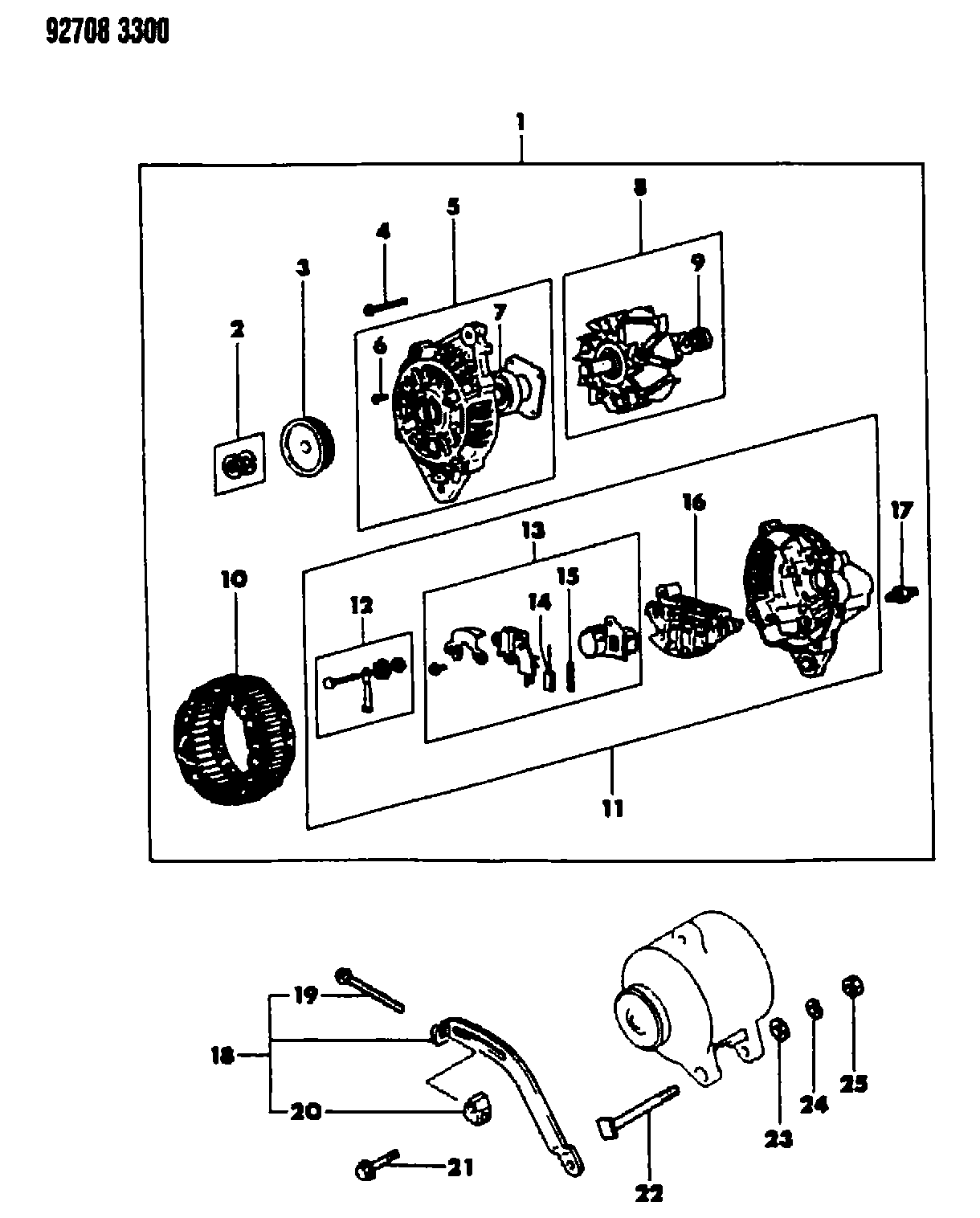 Mitsubishi MD 136839 - Генератор vvparts.bg