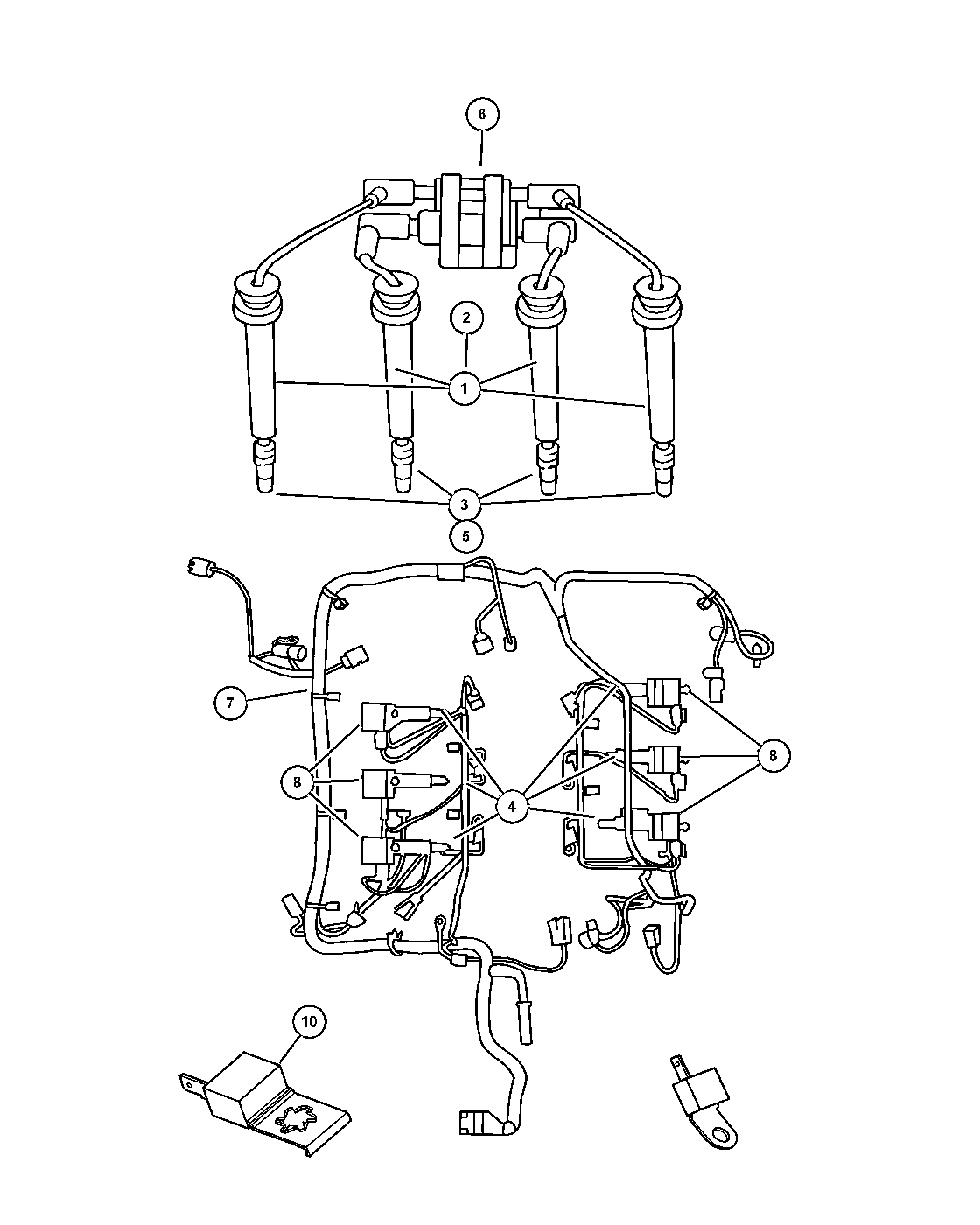 FIAT 4606 869AA - Запалителна бобина vvparts.bg