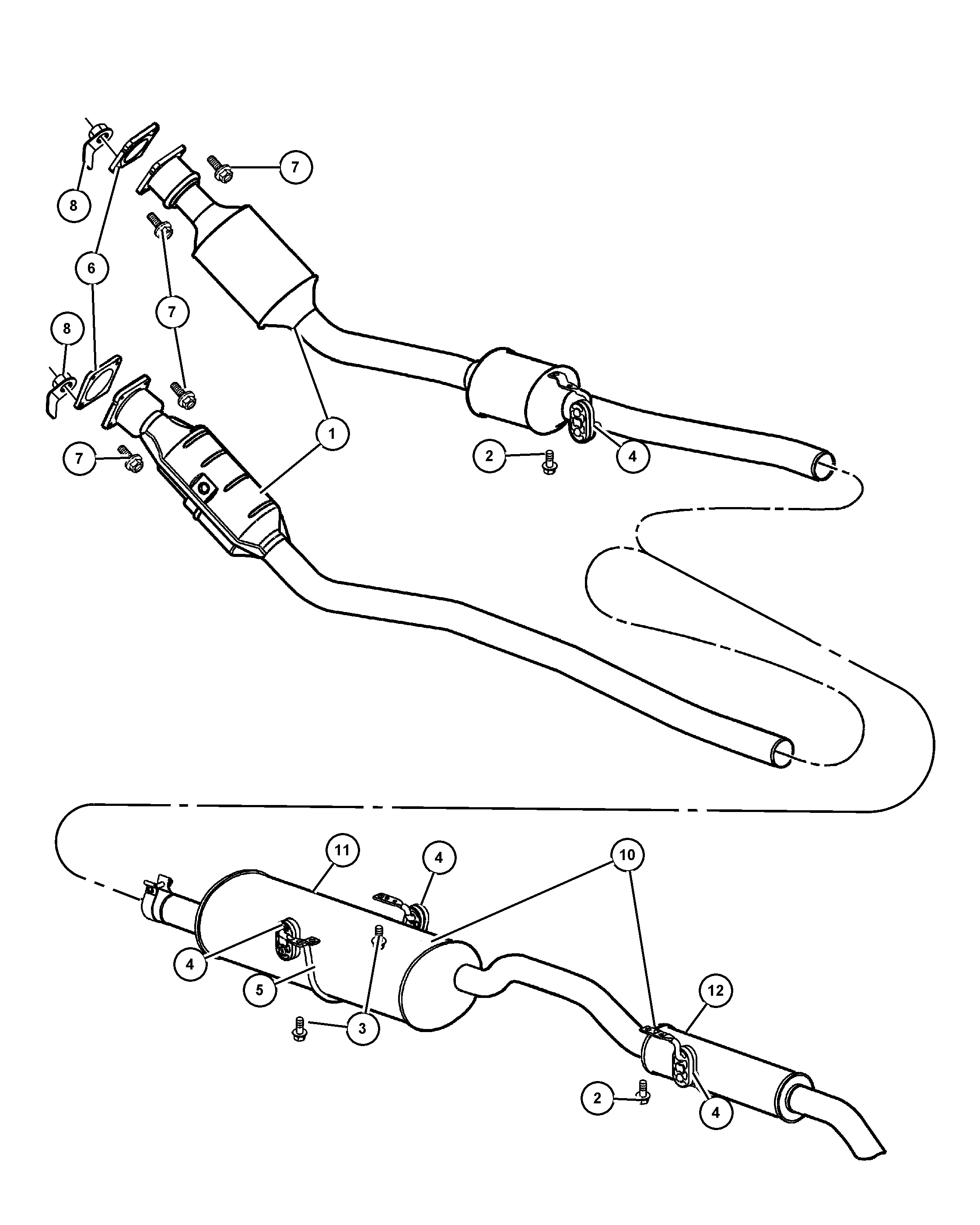 Chrysler 47 21 210 AC - Катализатор vvparts.bg