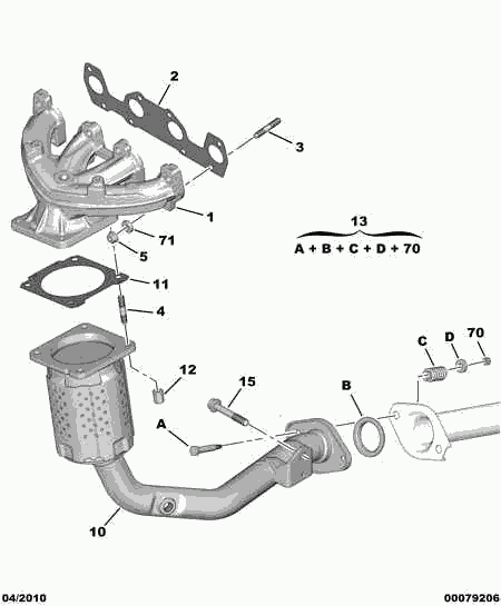 PEUGEOT 1731 PC - Катализатор vvparts.bg