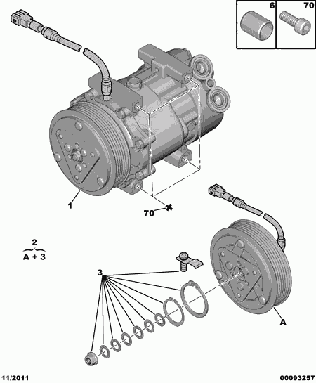 DEX 21041.0 - Комплект спирачно феродо, дискови спирачки vvparts.bg