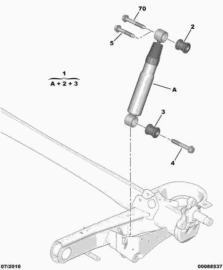 CITROËN 5206 VR - Амортисьор vvparts.bg