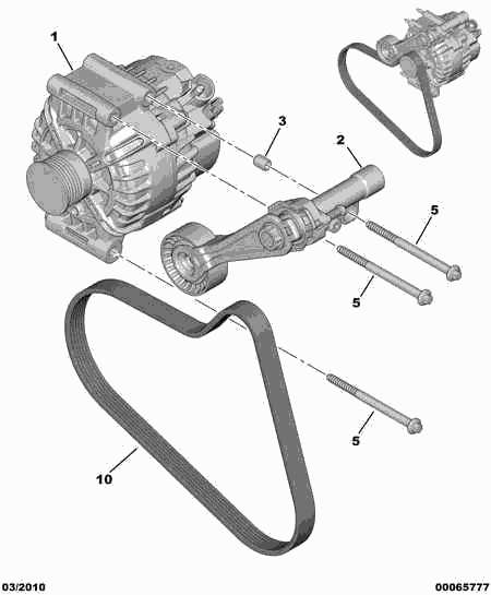 CITROËN 5705 JG - Генератор vvparts.bg