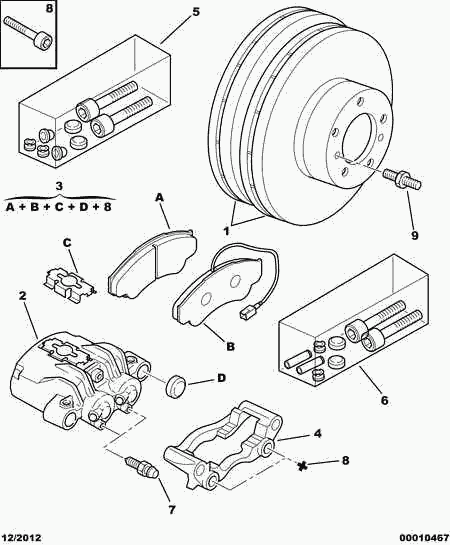 DS 4252 45 - Комплект спирачно феродо, дискови спирачки vvparts.bg