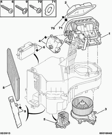 PEUGEOT (DF-PSA) 6447 FG - Филтър купе (поленов филтър) vvparts.bg