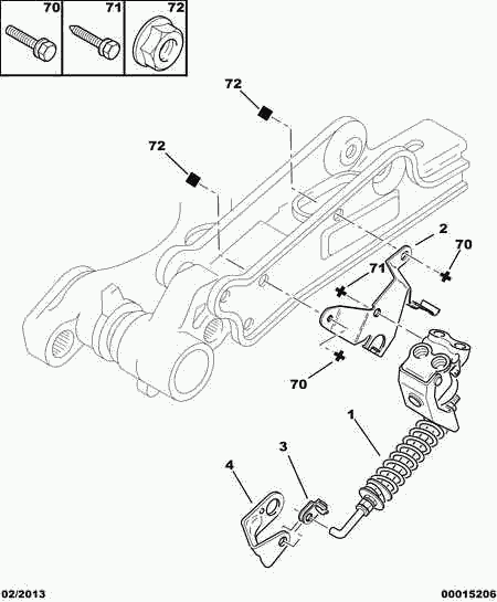 CITROËN 4861 84 - Регулатор на спирачната сила vvparts.bg