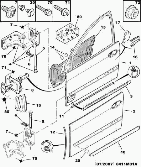 PEUGEOT 6922.F0 - Винт vvparts.bg