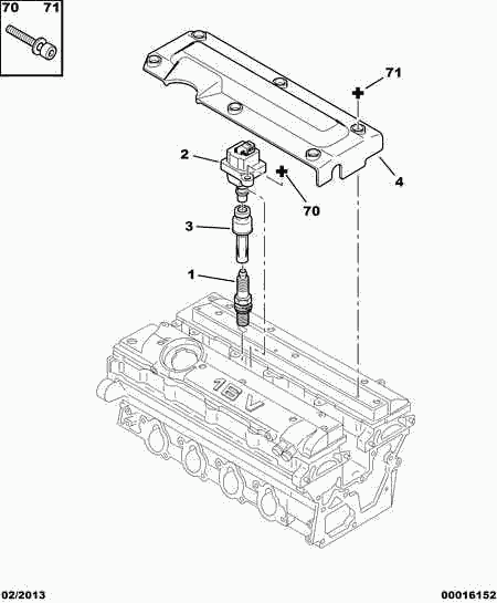 CITROËN/PEUGEOT 5970 55 - Запалителна бобина vvparts.bg