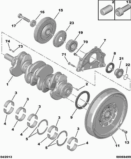 PEUGEOT (DF-PSA) 0532 S7 - Маховик vvparts.bg