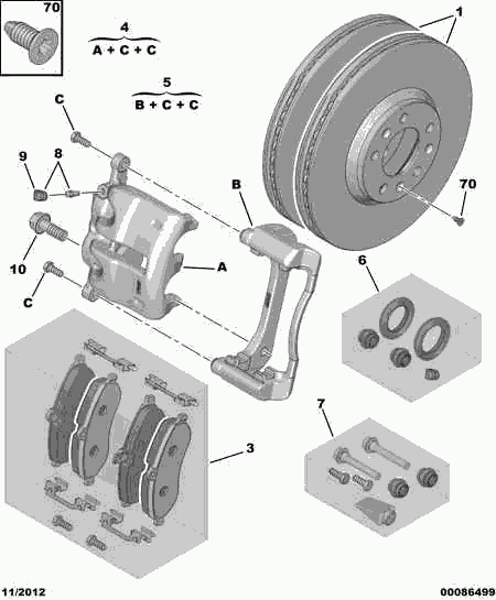 CITROËN 16 077 295 80 - Спирачен апарат vvparts.bg