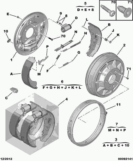 CITROËN 4402 F2 - Спирачно цилиндърче на колелото vvparts.bg