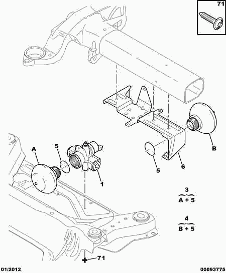 CITROËN 6487.24 - Компресор, климатизация vvparts.bg