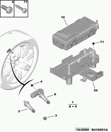 PEUGEOT (DF-PSA) 5430 H1 - Лагер с контактен пръстен, генератор vvparts.bg