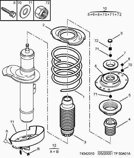 PEUGEOT 5038.76 - Тампон на макферсън vvparts.bg