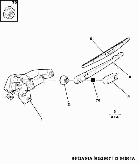 CITROËN 6423 17 - Перо на чистачка vvparts.bg