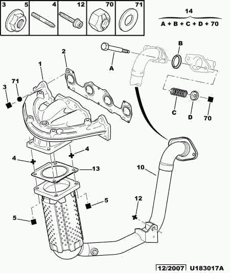 CITROËN 1706 E5 - Катализатор vvparts.bg