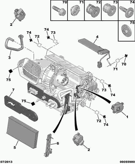 PEUGEOT 6447.TC - Филтър купе (поленов филтър) vvparts.bg