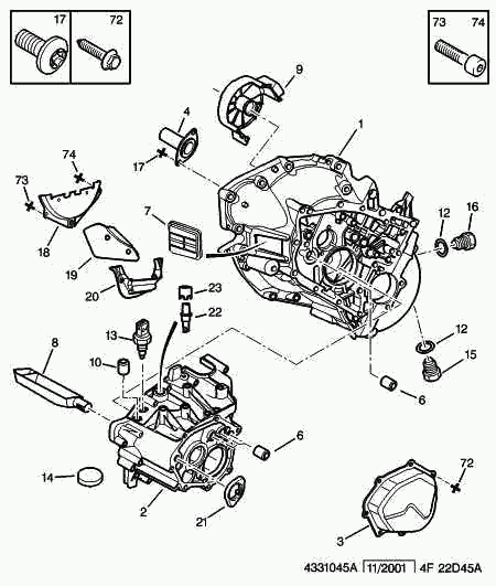 PEUGEOT 2105 42 - Водеща втулка, съединител vvparts.bg