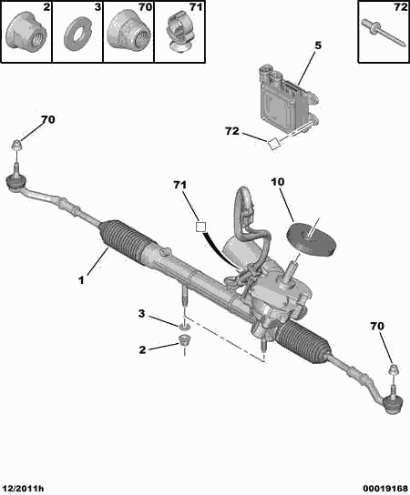 CITROËN/PEUGEOT 4000 TP - Кормилна кутия vvparts.bg