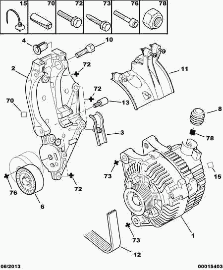 DS (CAPSA) 5750.XN - DRIVE BELT ALTERNATEUR vvparts.bg