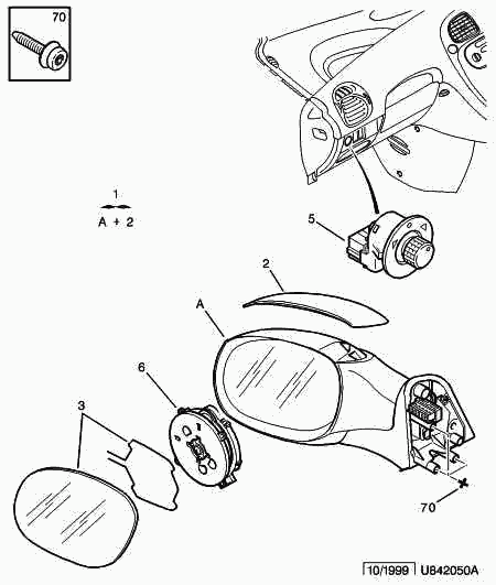 FIAT 8149 F7 - Външно огледало vvparts.bg