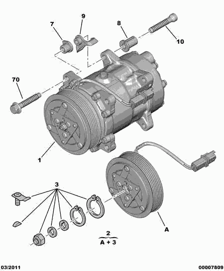 FIAT 6453 TE - Компресор, климатизация vvparts.bg