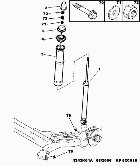 CITROËN 5206 EG - Амортисьор vvparts.bg