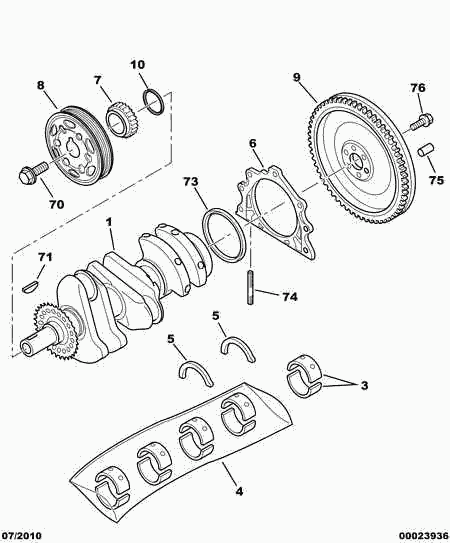 Opel 0321 97 - CRANKSHAFT PULLEY SPROCK SEAL vvparts.bg