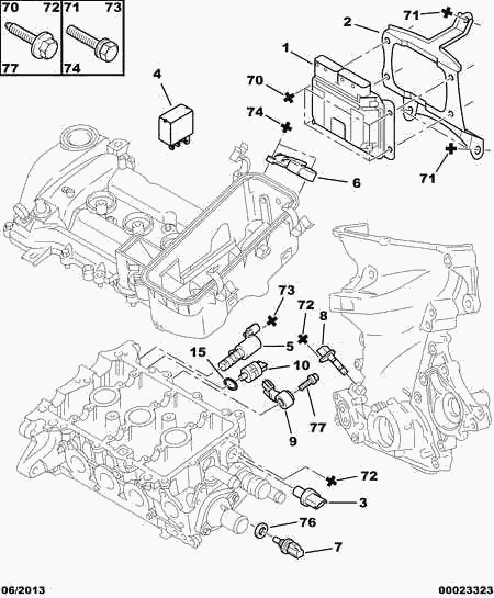 CITROËN 1920 NP - Импулсен датчик, колянов вал vvparts.bg