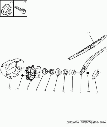 PEUGEOT 6405.V5 - Перо на чистачка vvparts.bg