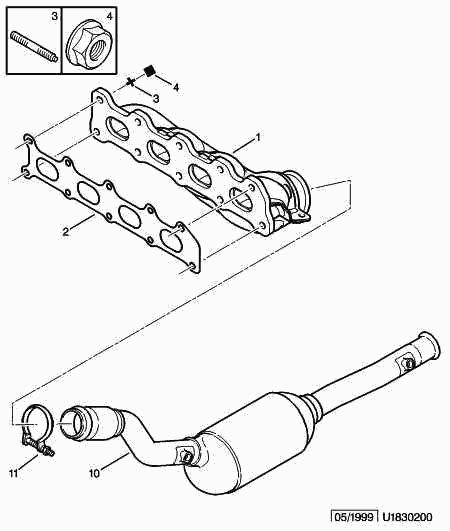 CITROËN 1705 FS - Катализатор vvparts.bg