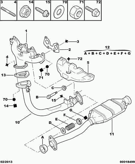 PEUGEOT 1706 31 - Катализатор vvparts.bg