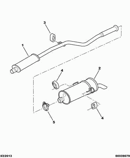 CITROËN/PEUGEOT 1717 NE - Средно гърне vvparts.bg