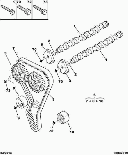 PEUGEOT 0816 98 - Ангренажен ремък vvparts.bg