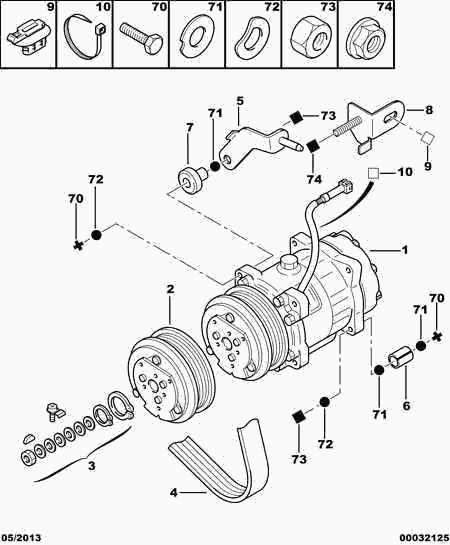 Lancia 6453.FE - Компресор, климатизация vvparts.bg