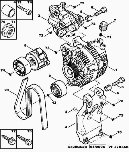 CITROËN/PEUGEOT 5750.XR - Пистов ремък vvparts.bg