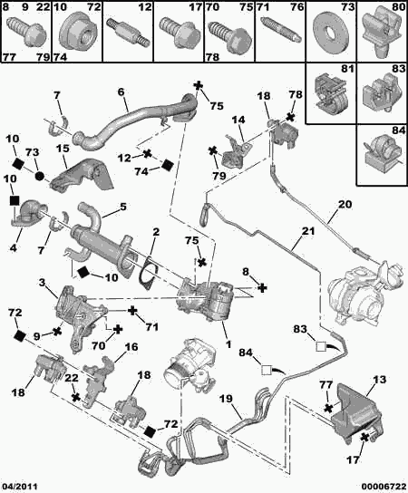 PEUGEOT 1618 42 - Преобразувател на налягане vvparts.bg