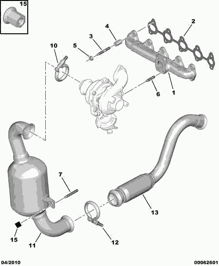 PEUGEOT 1706 R2 - Катализатор vvparts.bg